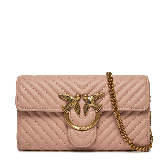 

Сумка Pinko LoveOne Wallet, розовый