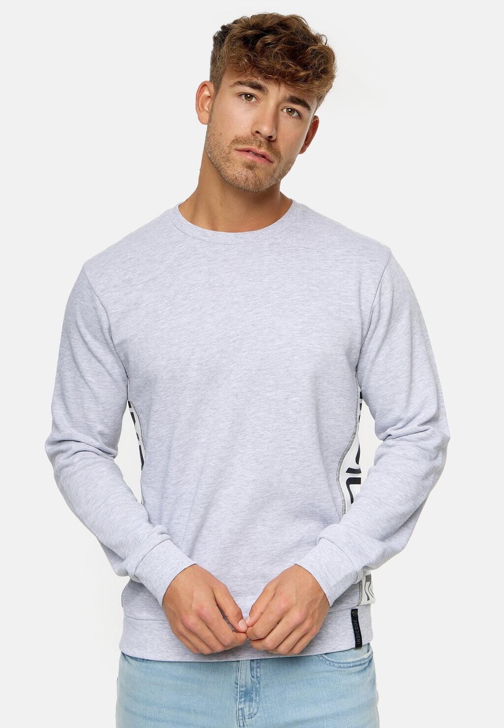 

Толстовка INDICODE JEANS, цвет lt grey mix