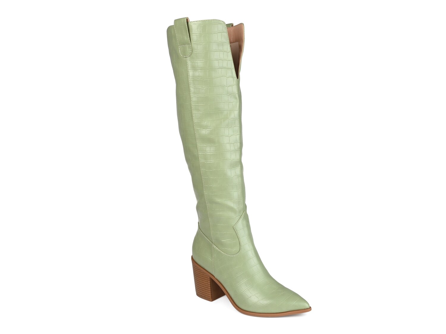 Ботинки широкие Journee Collection Therese до щиколотки, зеленый