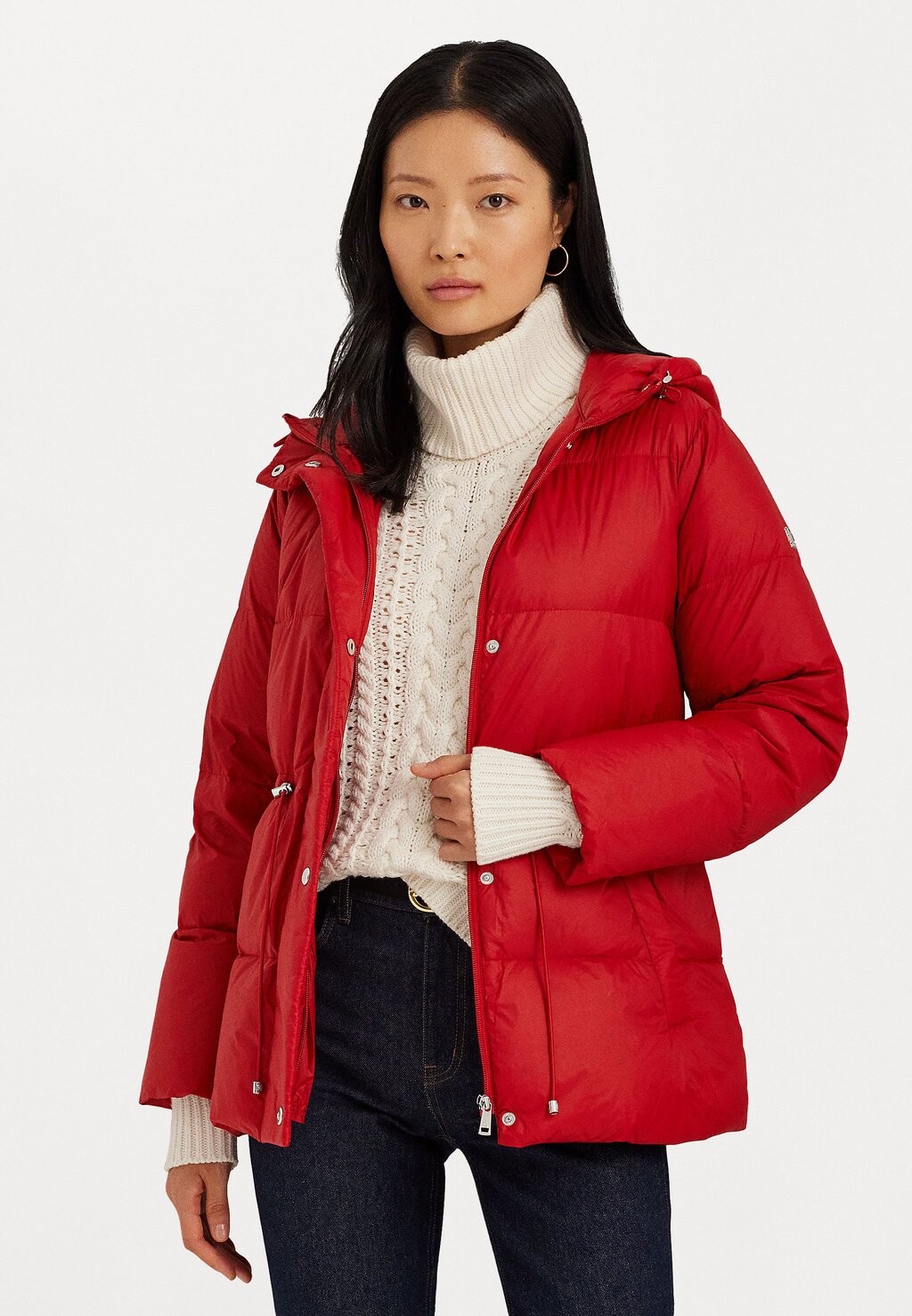 

Куртка Lauren Ralph Lauren ПУХОВОЕ ПАЛЬТО, цвет martin red