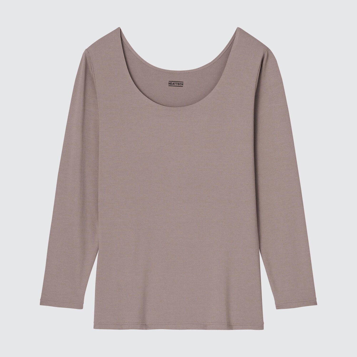 

Термотоп Uniqlo Heattech с круглым вырезом, бежевый