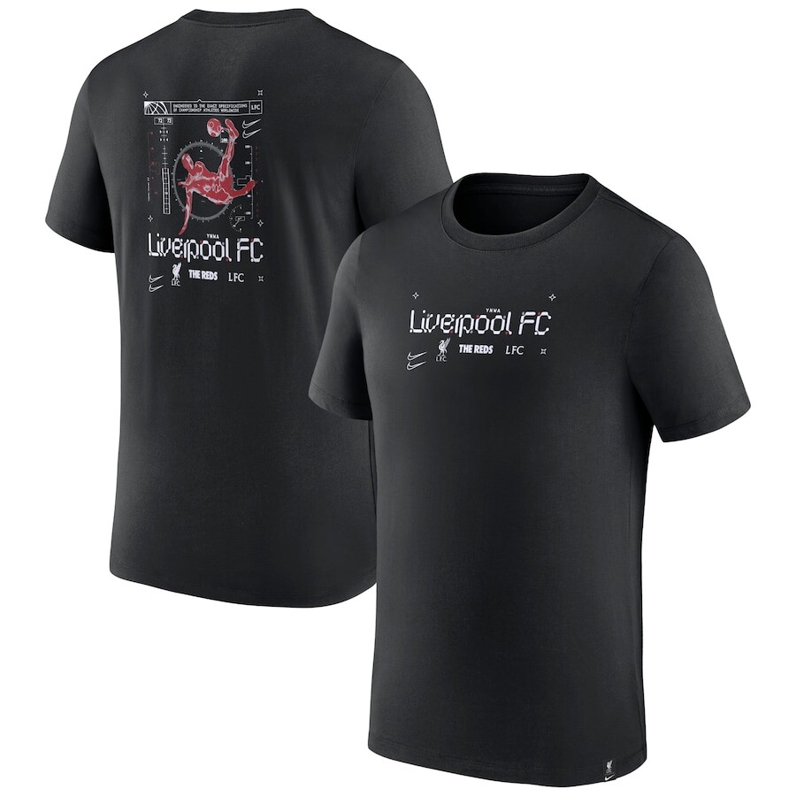 

Футболка с коротким рукавом Nike Liverpool, черный
