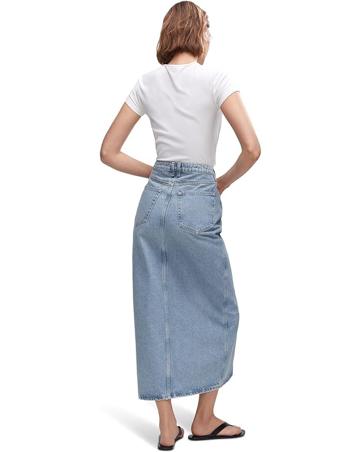 

Юбка MANGO Matilda Skirt, цвет Mid Denim