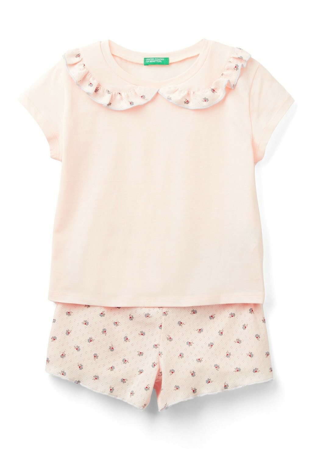 

Пижама Rouches Su Collo In Punzonata Allover United Colors of Benetton, розовый