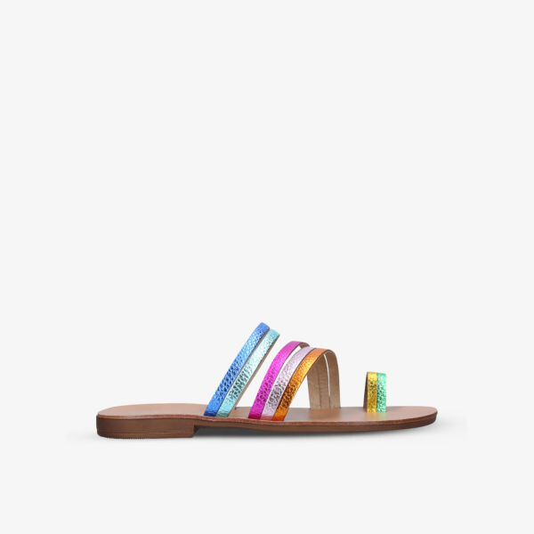 

Кожаные сандалии Deliah Rainbow Kurt Geiger London, цвет mult/other