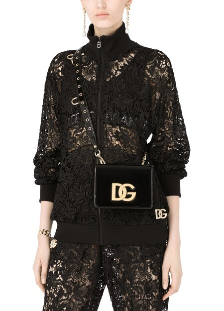 

Сумка через плечо 3.5 из лакированной кожи Dolce & Gabbana, черный