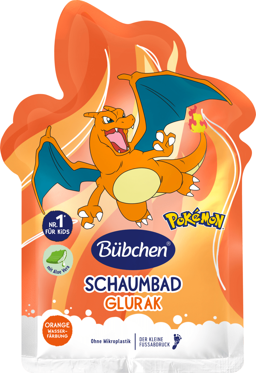 цена Пенная ванна Charizard Fire Spin Pokémon 40 мл Bübchen