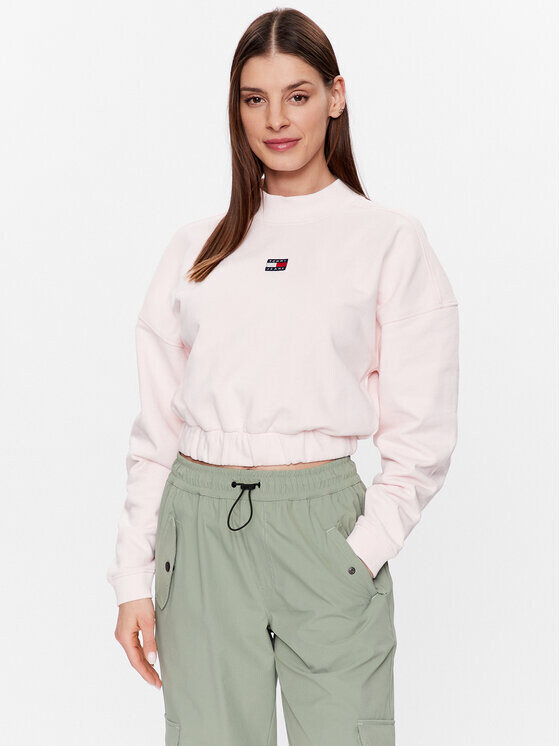 

Толстовка обычного кроя Tommy Jeans, розовый