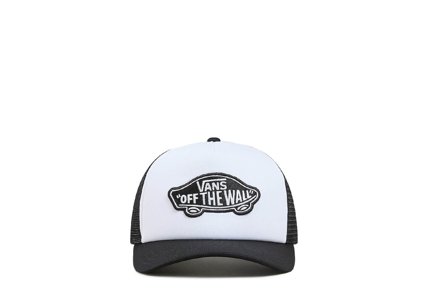 

Классическая кепка дальнобойщика с изогнутым козырьком и нашивками Vans, мультиколор
