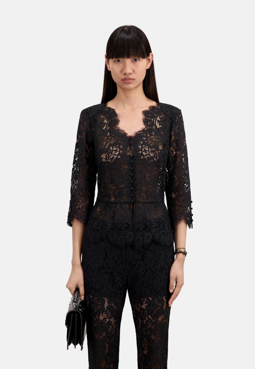 

Блузка The Kooples, черная