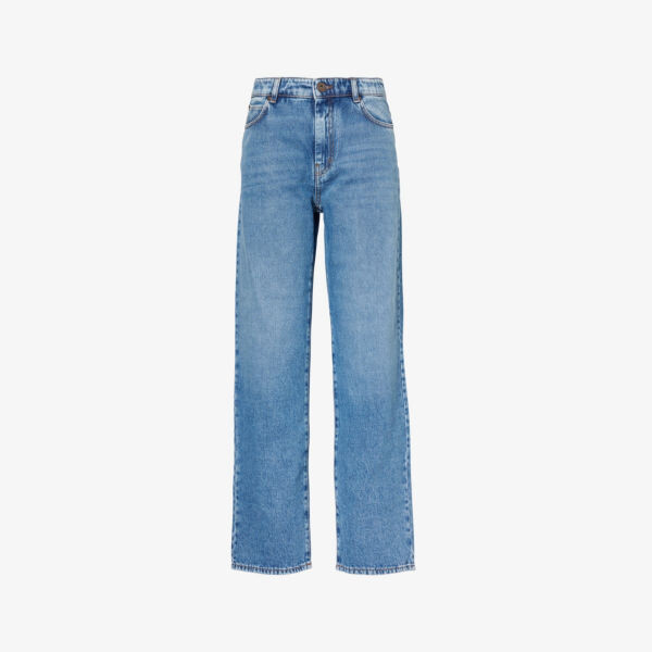 

Джинсы прямого покроя Weekend Max Mara, синий