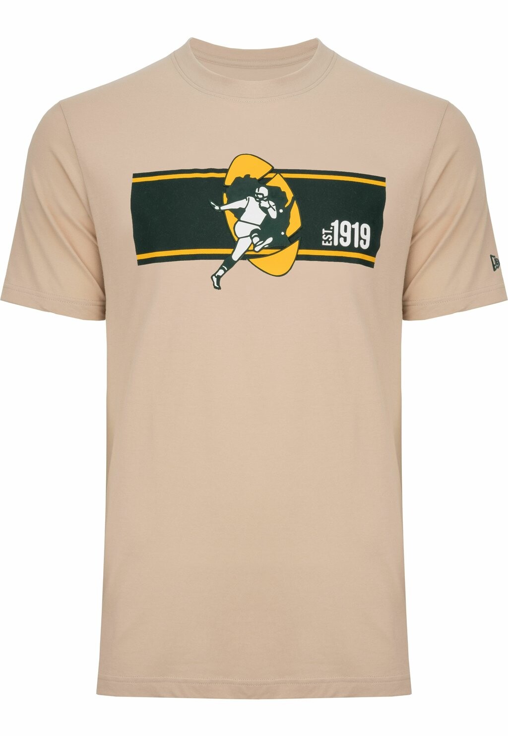 

Футболка с принтом NFL SIDELINE BAY PACKERS New Era, цвет beige
