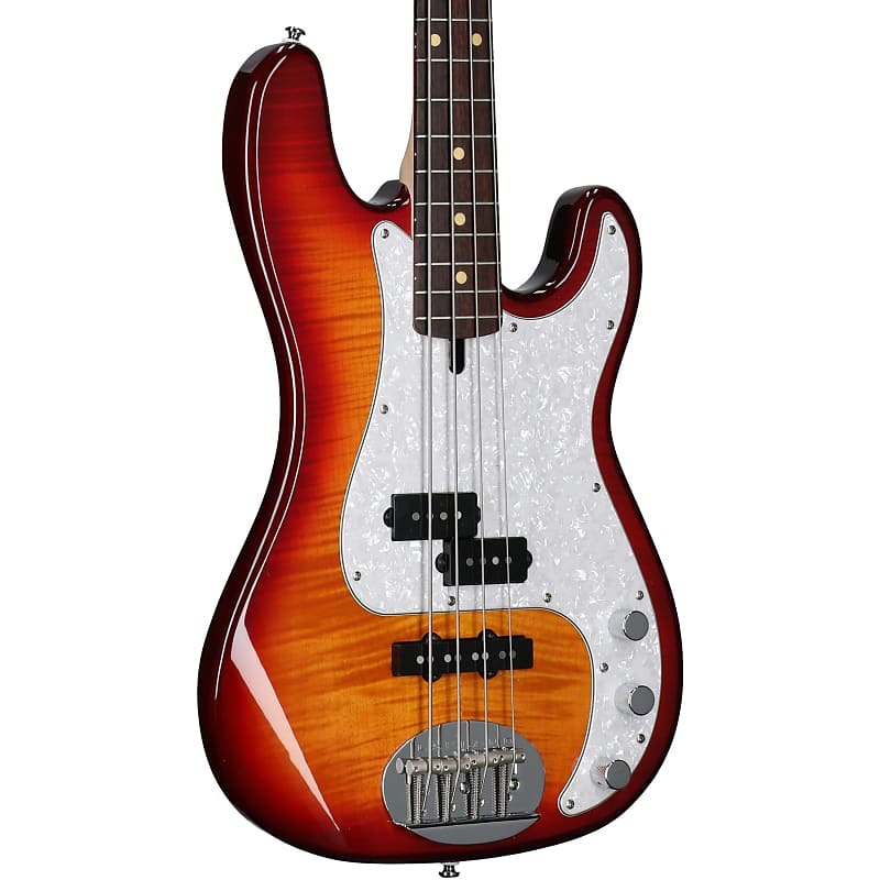 Басс гитара Lakland Skyline 44-64 Custom PJ Deluxe Electric Bass, Honey Burst