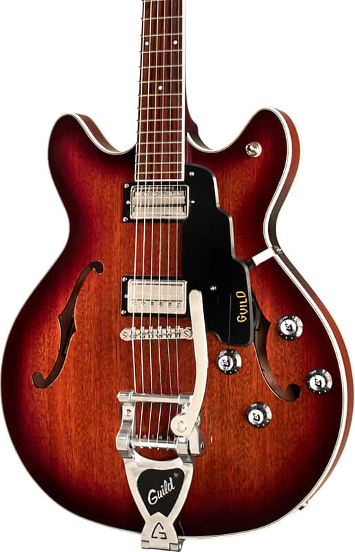 

Электрогитара Guild Starfire I DC Semi-Hollow Guitar with Guild Vibrato, California Burst