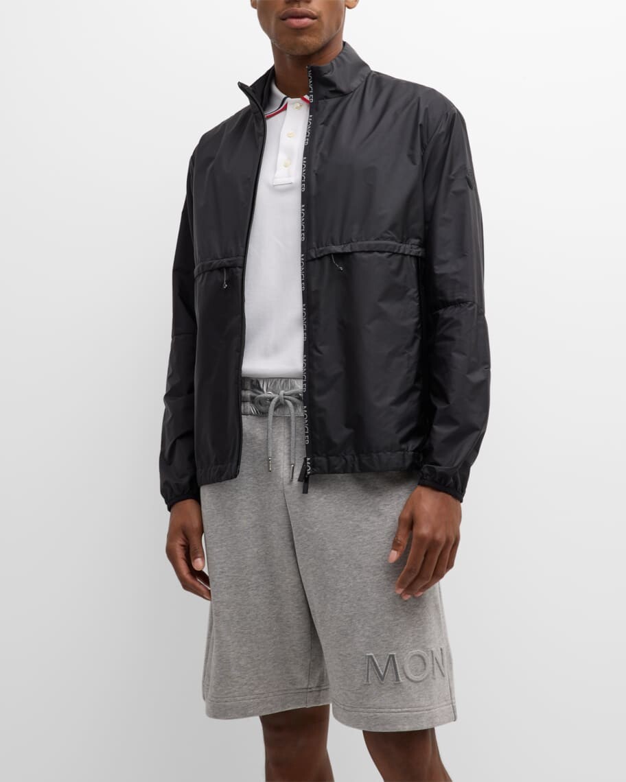 

Мужская нейлоновая куртка на молнии Sabik Moncler, Черный
