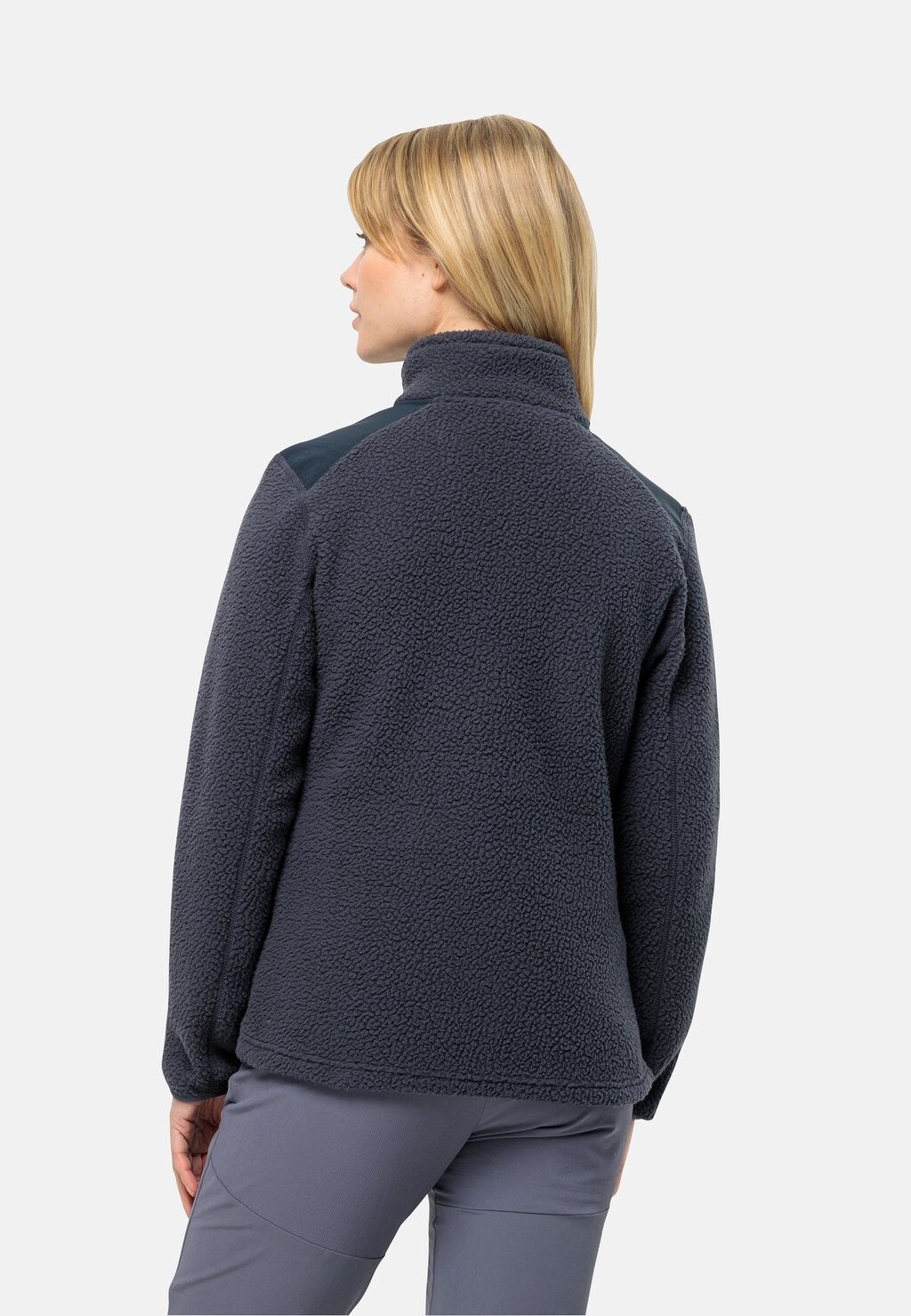 

Флисовая куртка KAMMWEG PILE FZ W Jack Wolfskin, сине-серый