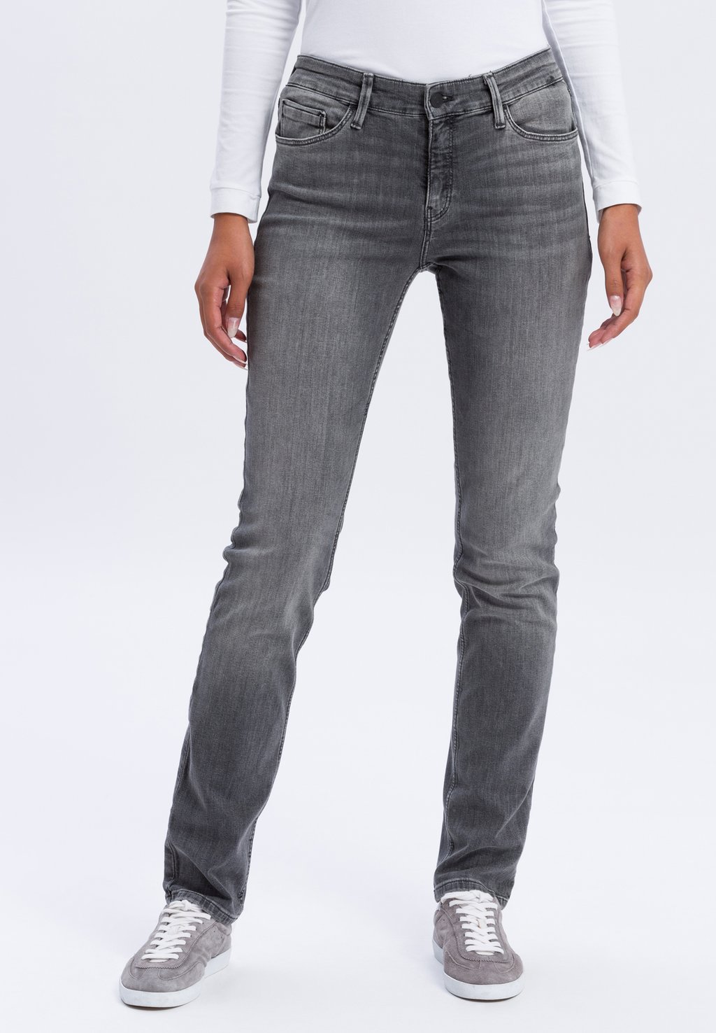 Джинсы приталенного кроя ANYA Cross Jeans, цвет dark grey