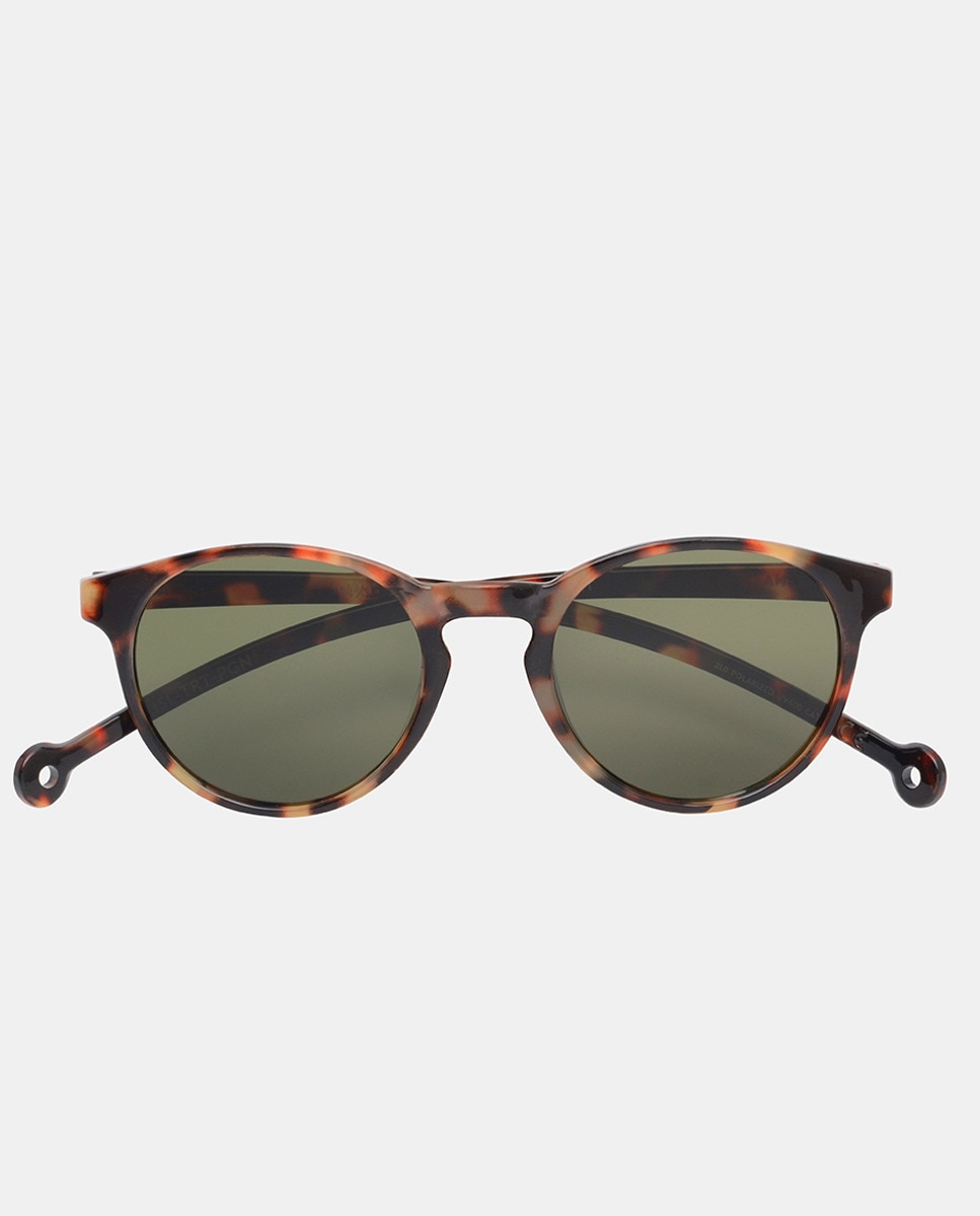 Круглые солнцезащитные очки «гавана» из переработанных материалов Parafina, коричневый набор цветов из бумаги prima marketing isla 80шт