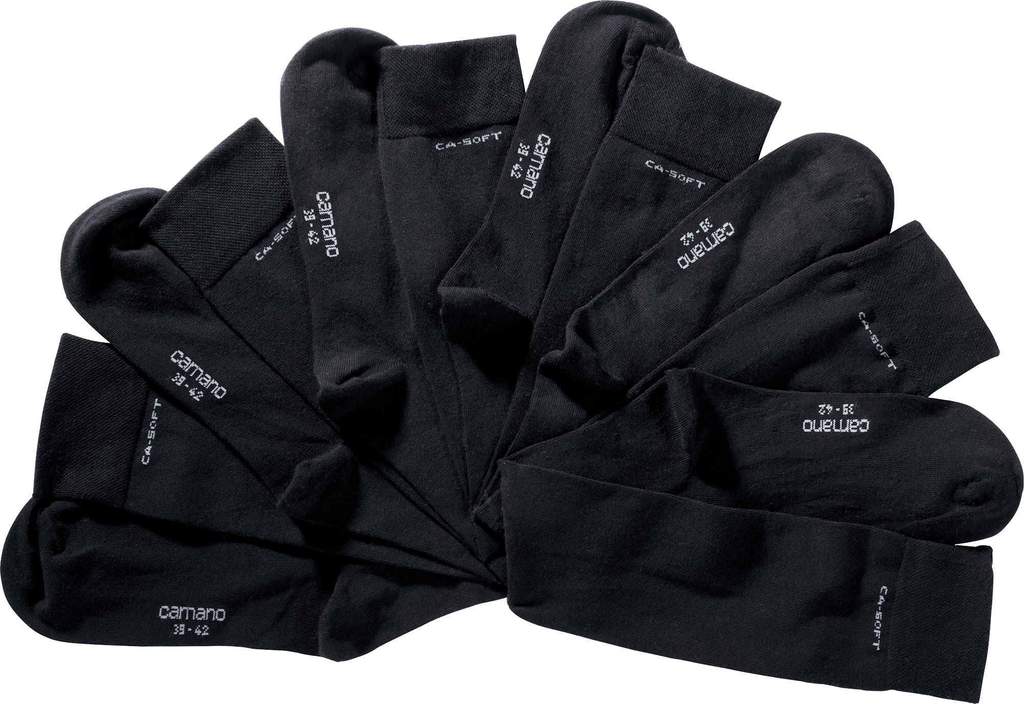 Носки camano Unisex Kniestrümpfe 3 шт ca soft, черный