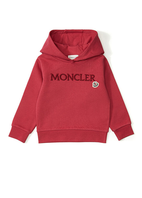 

Толстовка для девочек с капюшоном Moncler, красный