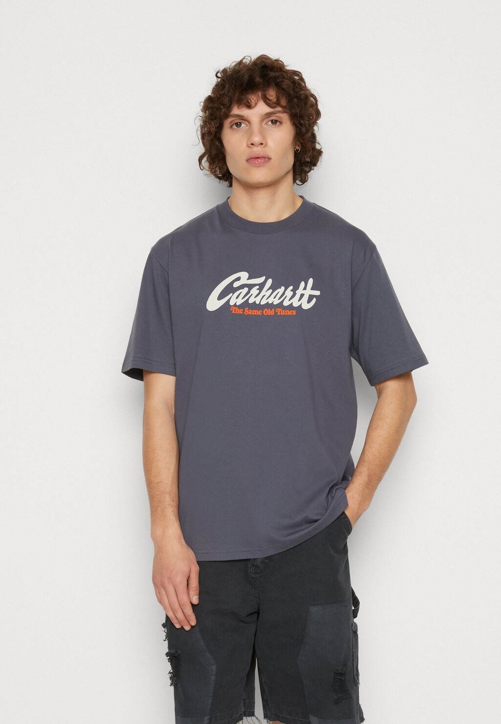 

Футболка с принтом Carhartt WIP, серый