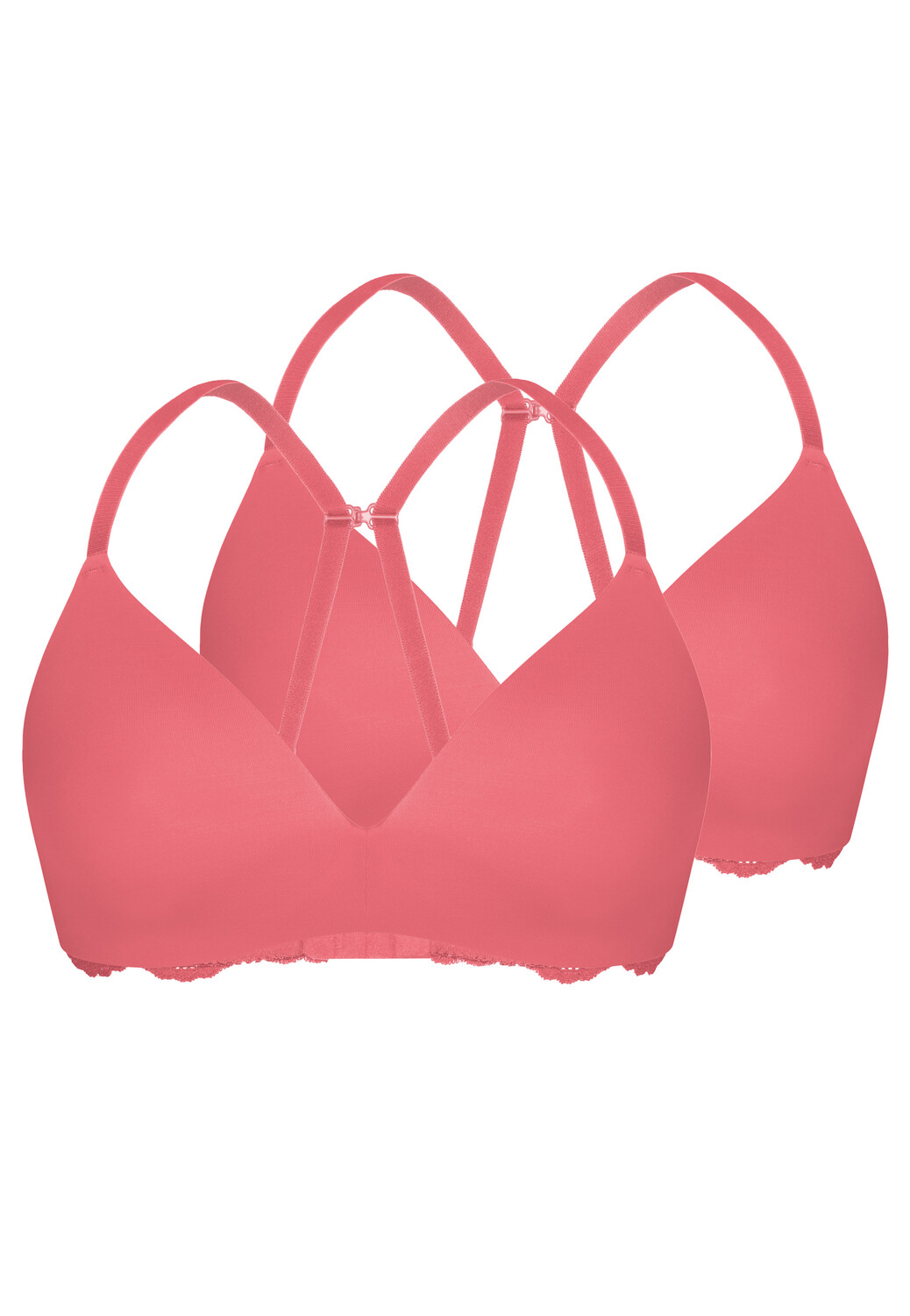 

Бюстгальтер без косточек Sassa Soft BH 2er Pack, цвет cosmea