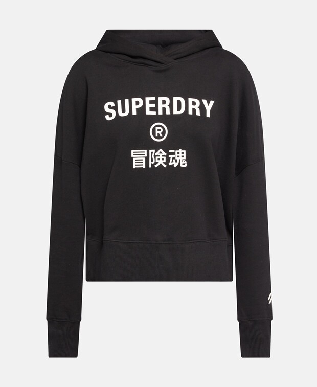 

Толстовка с капюшоном Superdry, черный