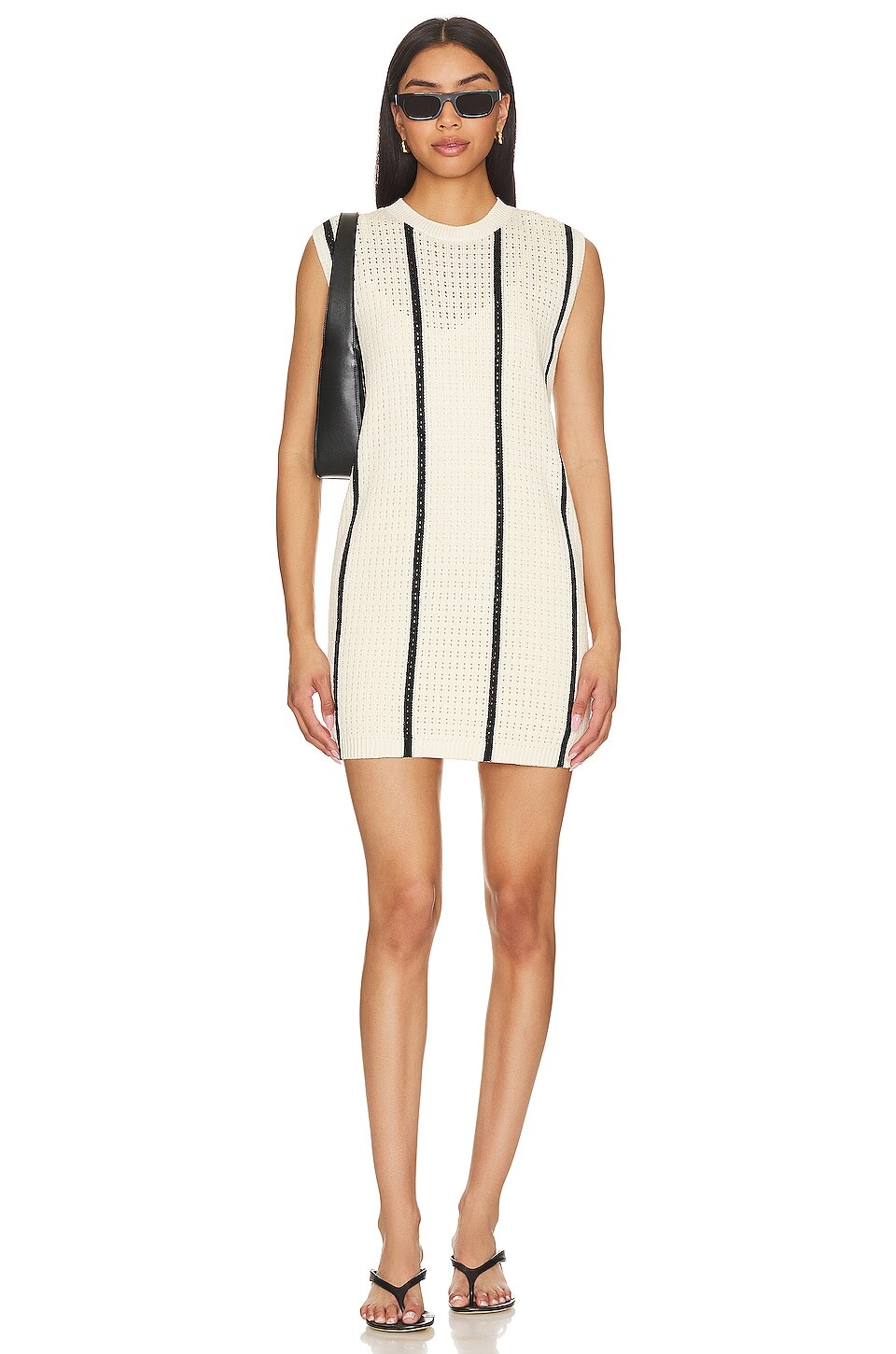 

Платье ANINE BING Lanie, цвет Ivory & Black Stripe