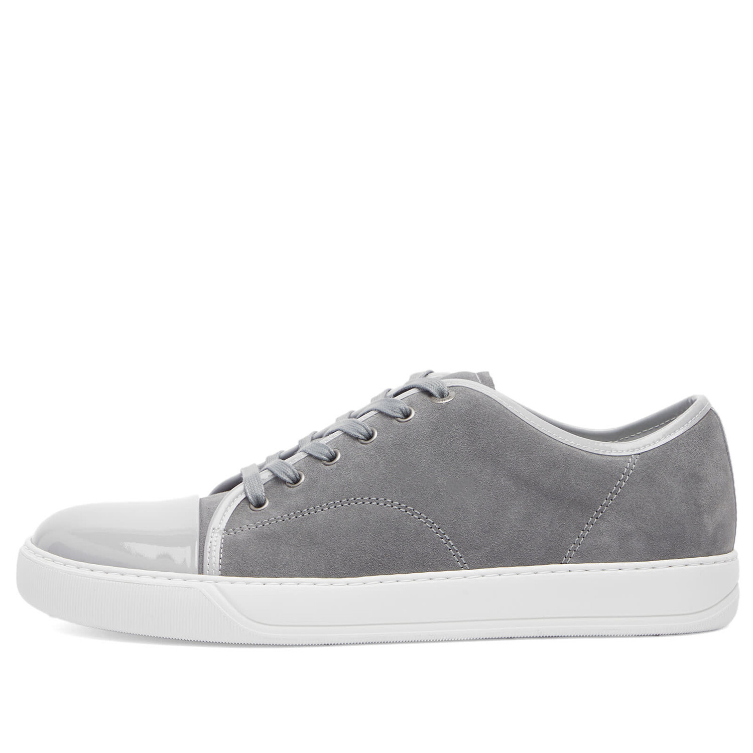 

Кроссовки Lanvin Dbb1 High Shine Toe Cap Sneaker, серый