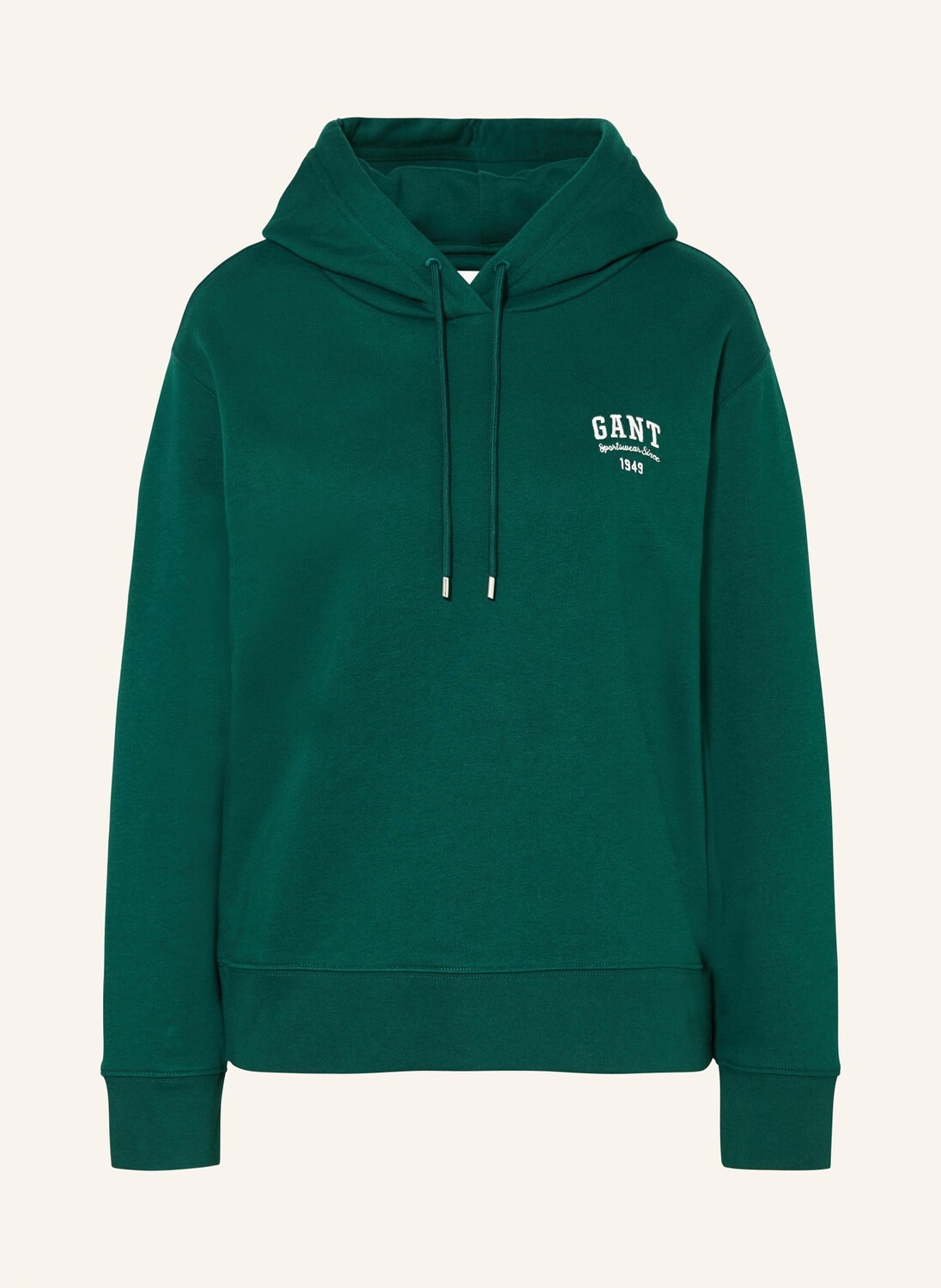 

Толстовка с капюшоном Gant, зеленый
