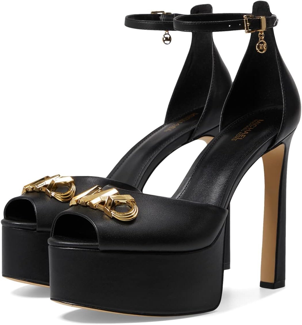 

Босоножки Martina Peep Toe Pump MICHAEL Michael Kors, черный