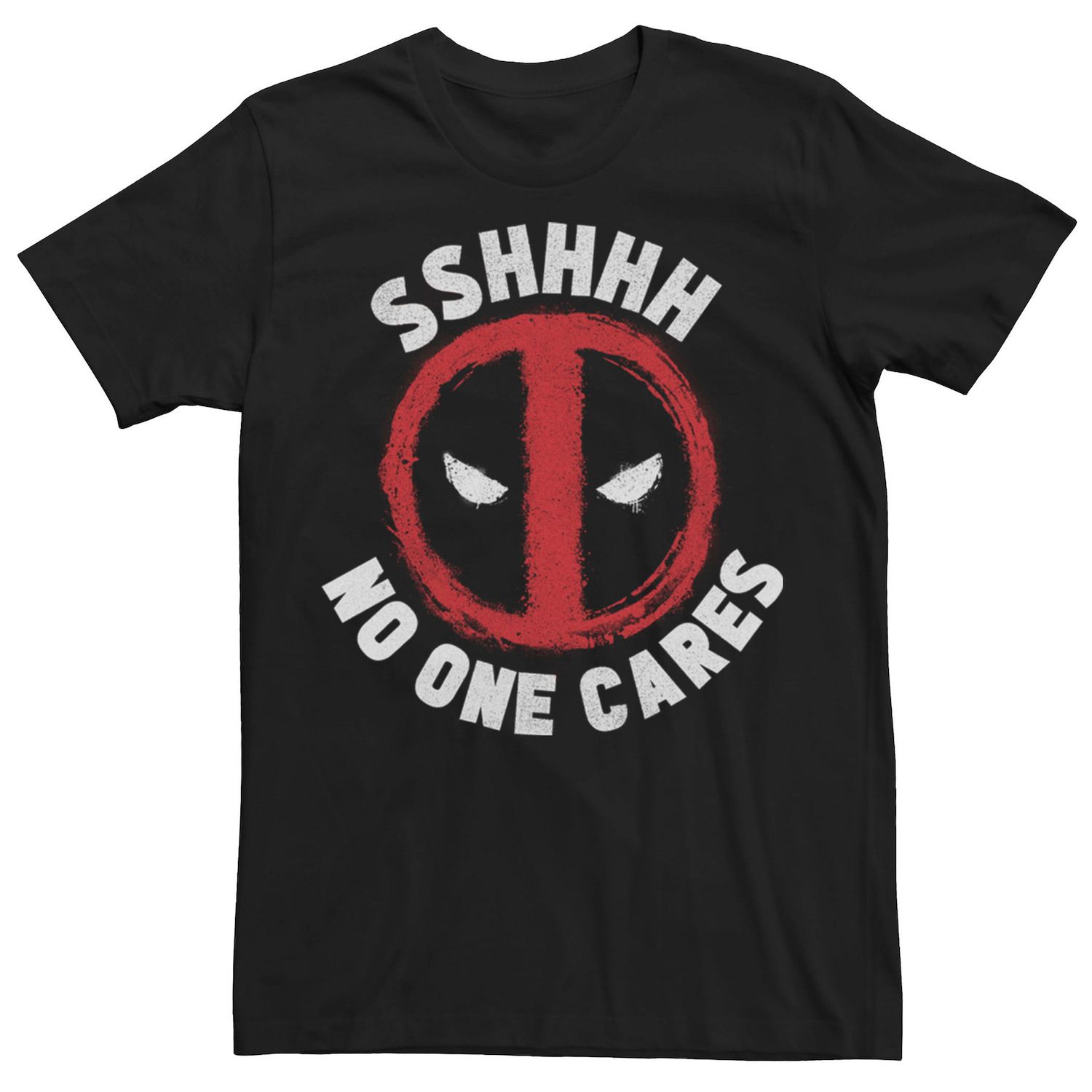 Мужская футболка с логотипом Deadpool SSHHHH No One Cares Marvel