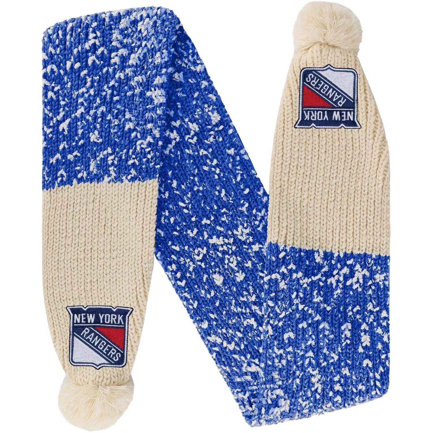 

Шарф FOCO New York Rangers с конфетти и помпоном