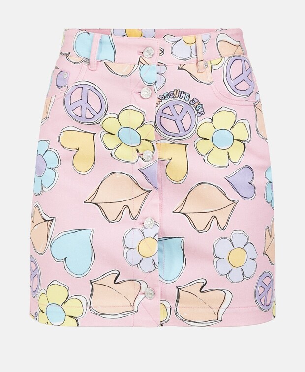 

Мини-юбка Moschino, розовый