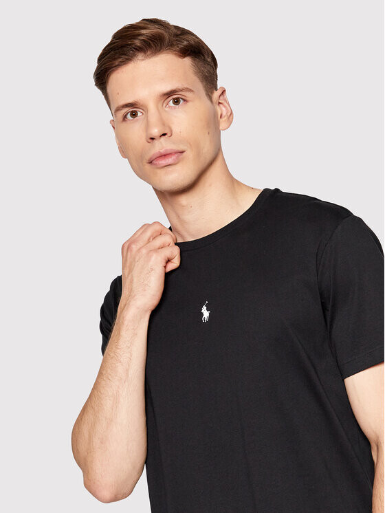 

Футболка узкого кроя Polo Ralph Lauren, черный