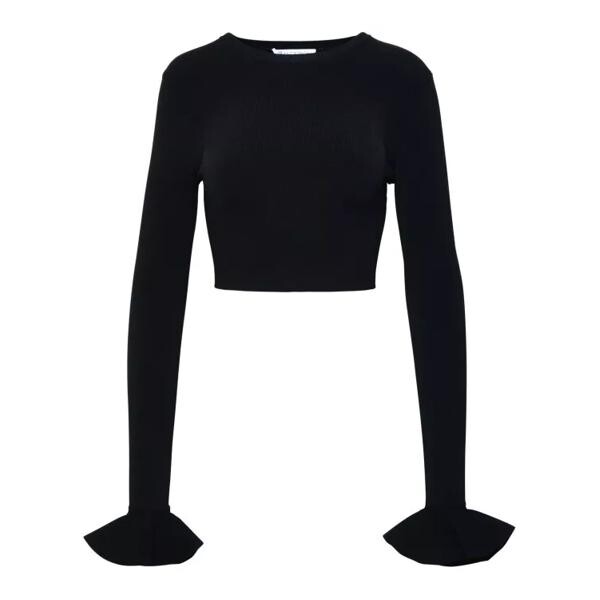

Свитер viscose blend sweater J.W. Anderson, черный