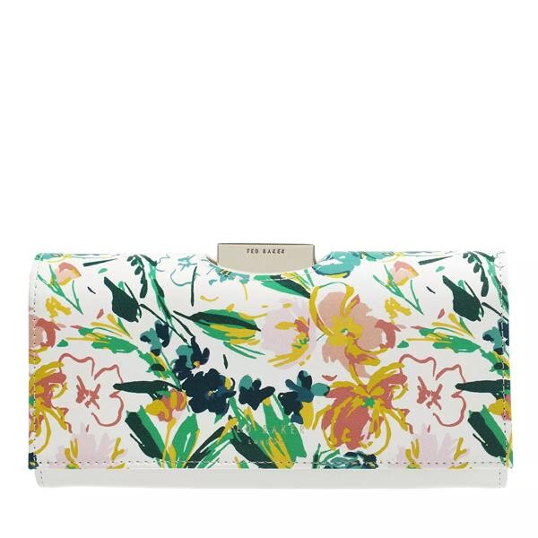

Кошелек meliika magnolia floral large bobble Ted Baker, белый