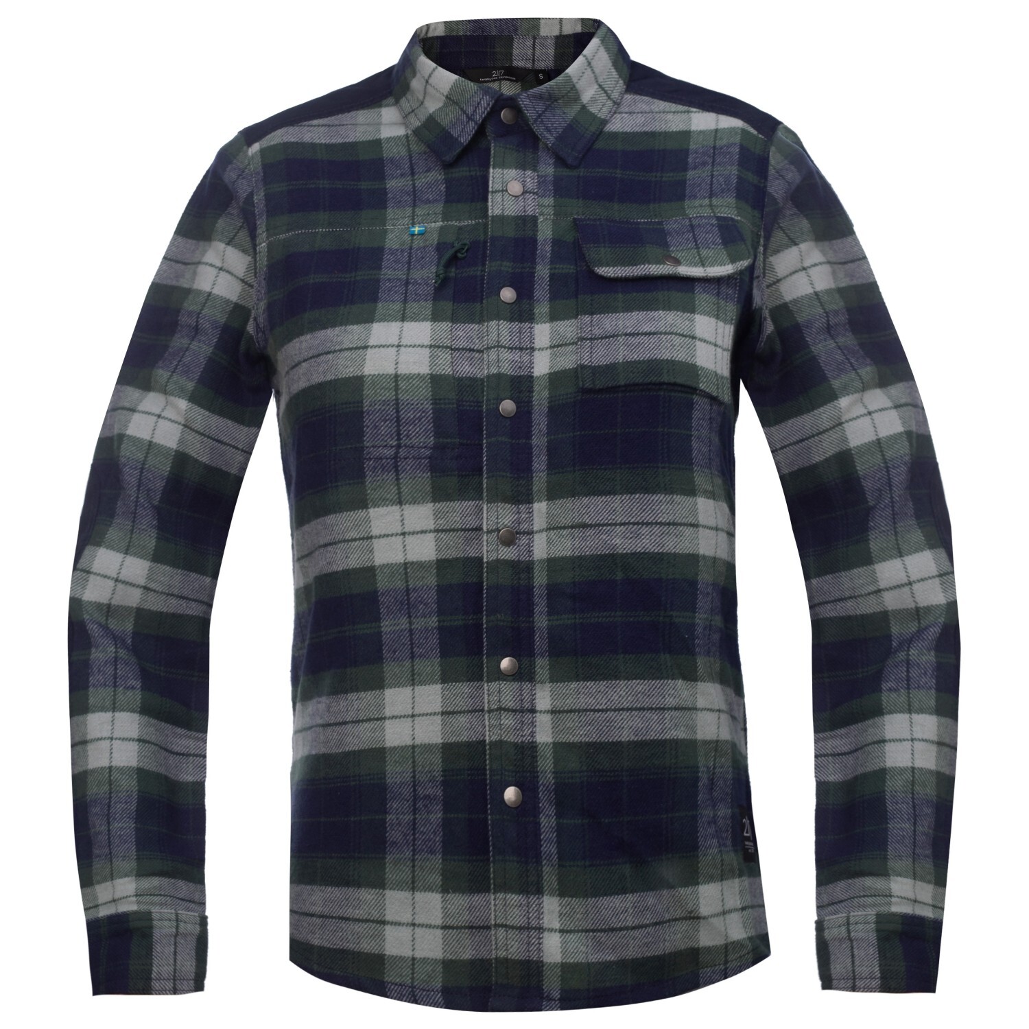 

Рубашка 2117 Of Sweden Women's Eco Flannel Shirt Sveg, цвет Forest Green