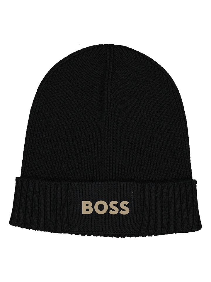 

Кепка Hugo Boss Beanie, черный