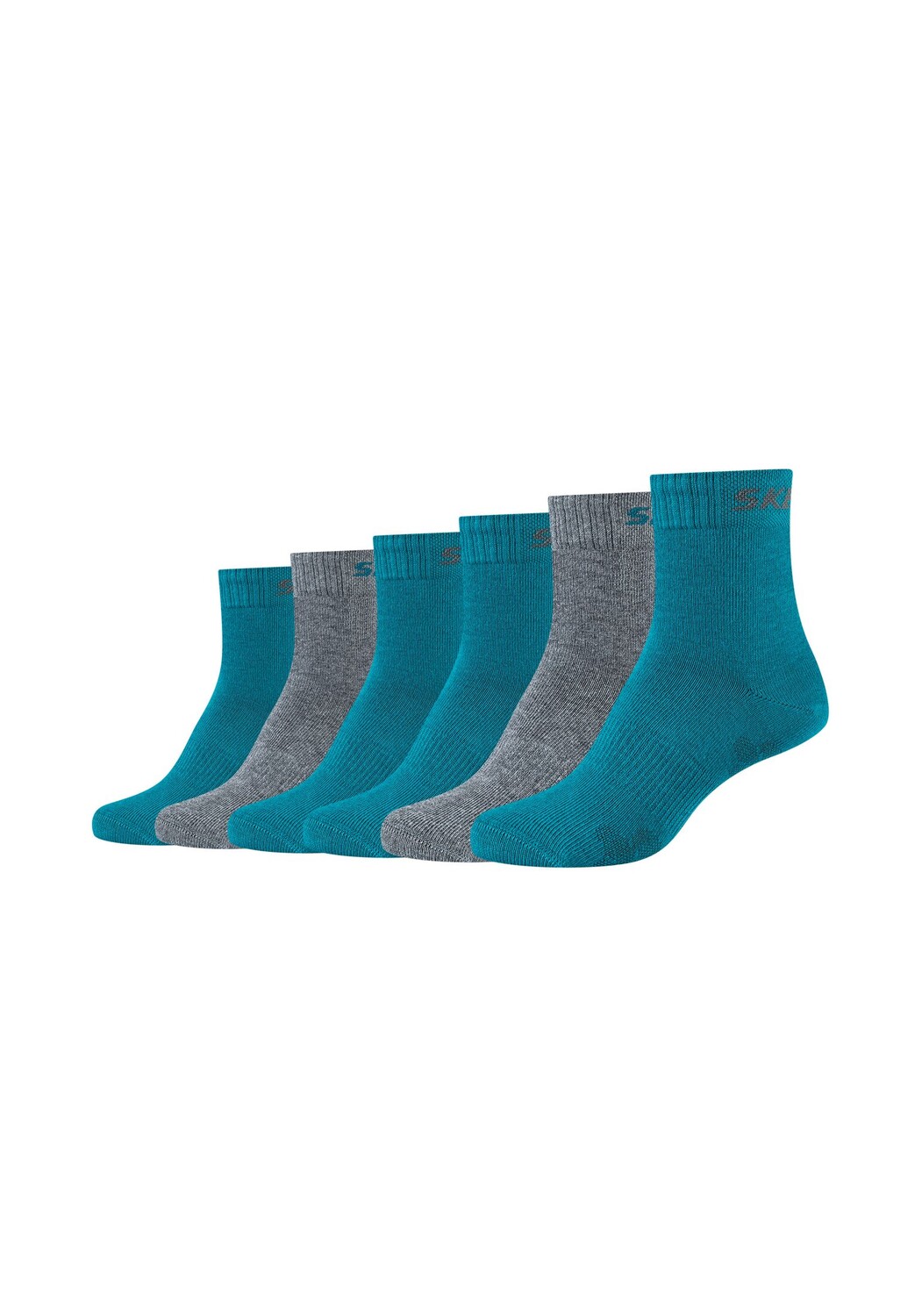 

Носки Skechers 6 шт mesh ventilation, цвет ocean depths