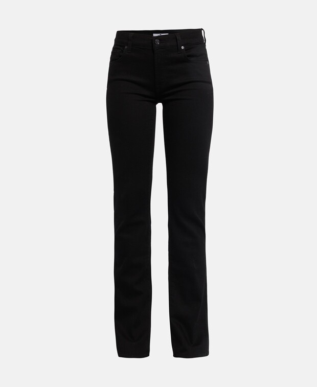 

Джинсы с вырезом 7 for all Mankind, черный