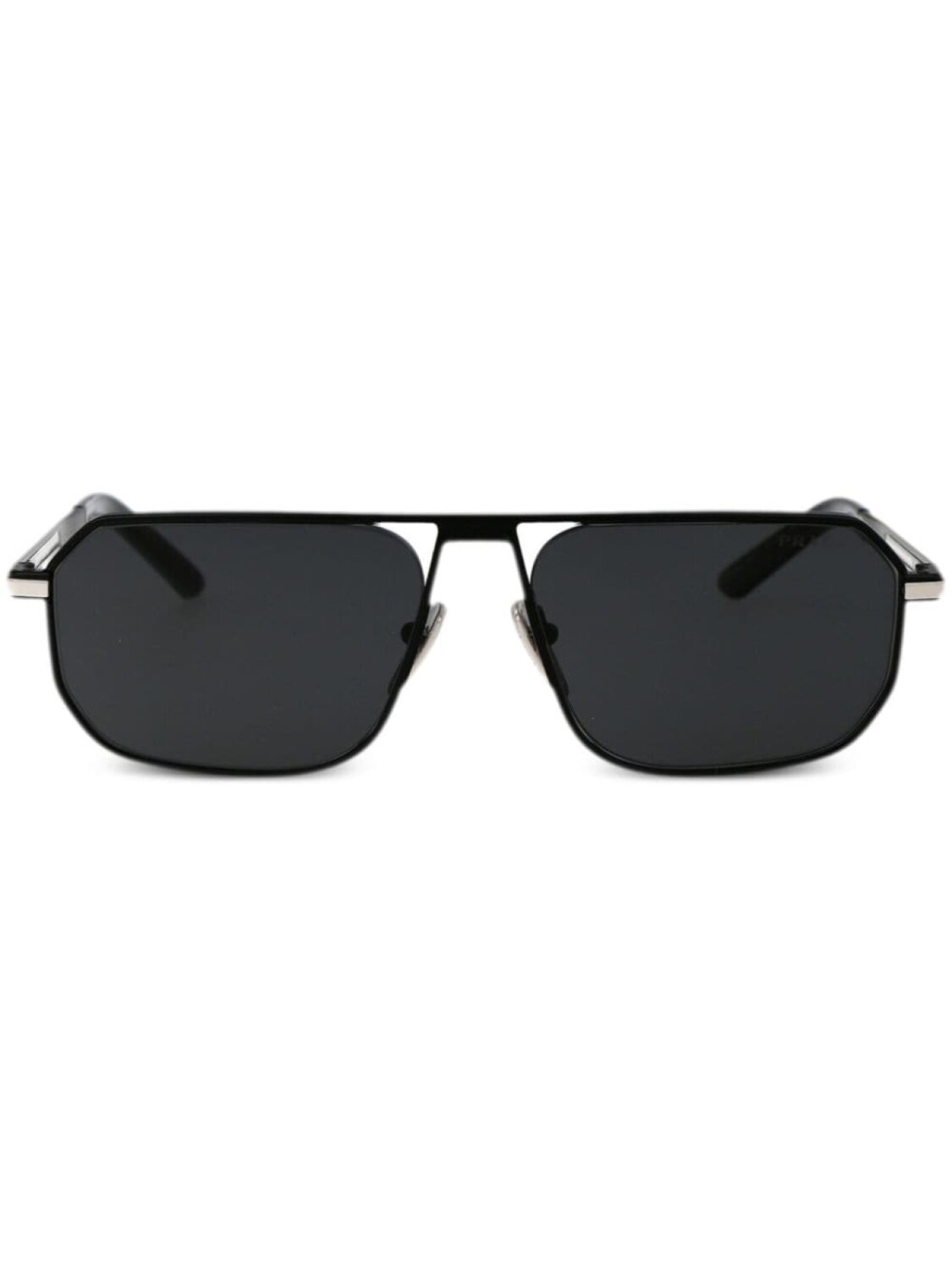 

Солнцезащитные очки Prada Eyewear OPRA53S в прямоугольной оправе, черный