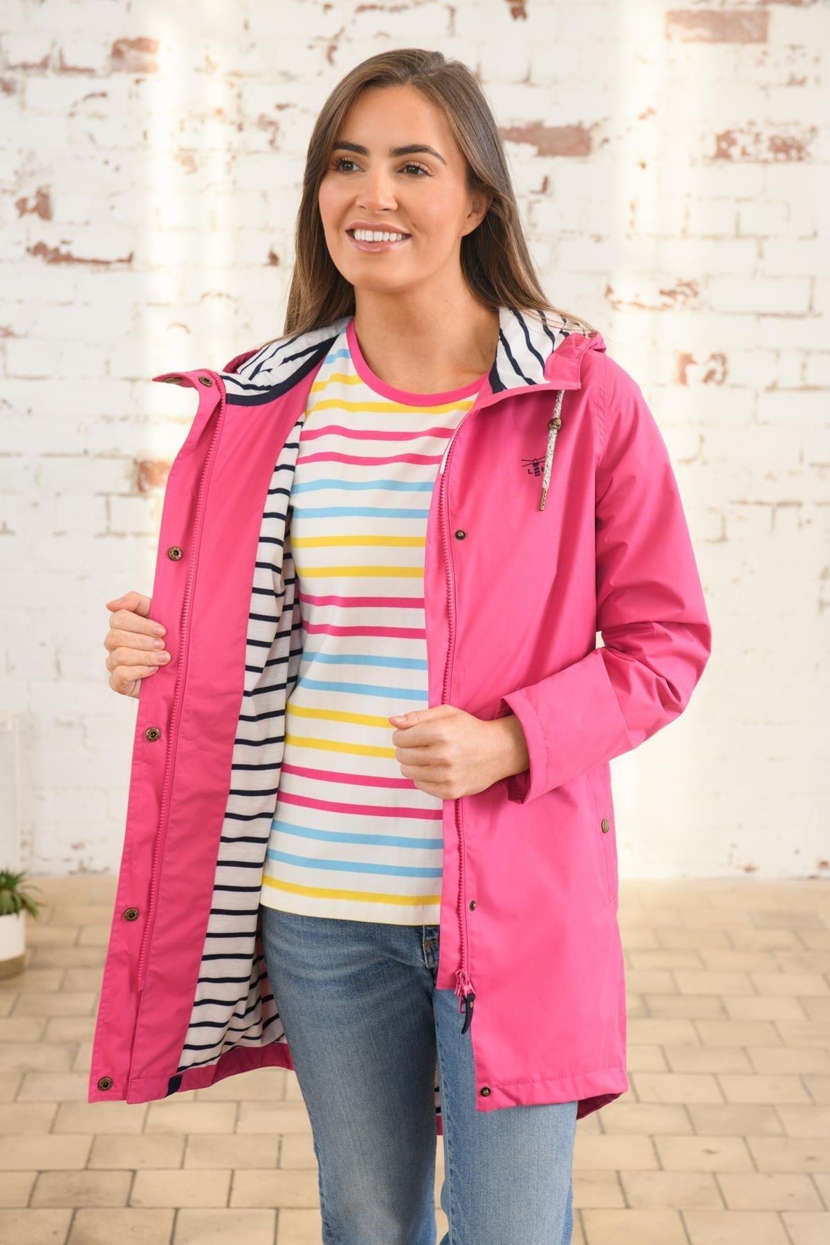Длинная куртка Beachcomber, весна-лето, уличное пальто Lighthouse Clothing, розовый
