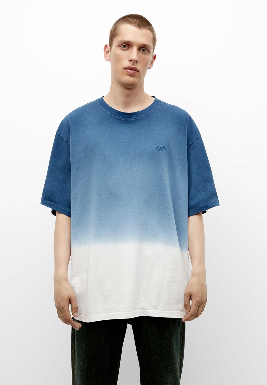 

Футболка с принтом PULL&BEAR, синий
