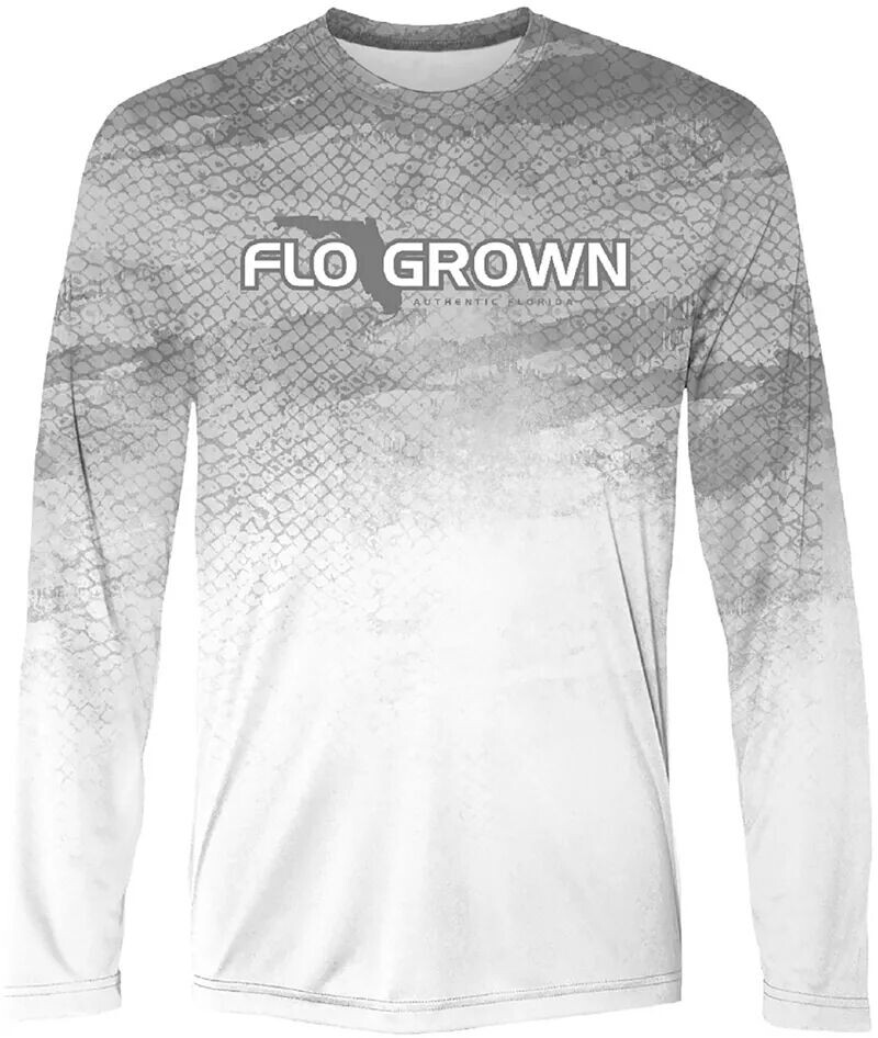 

Flogrown Мужская футболка с длинным рукавом и принтом в виде флага, серый