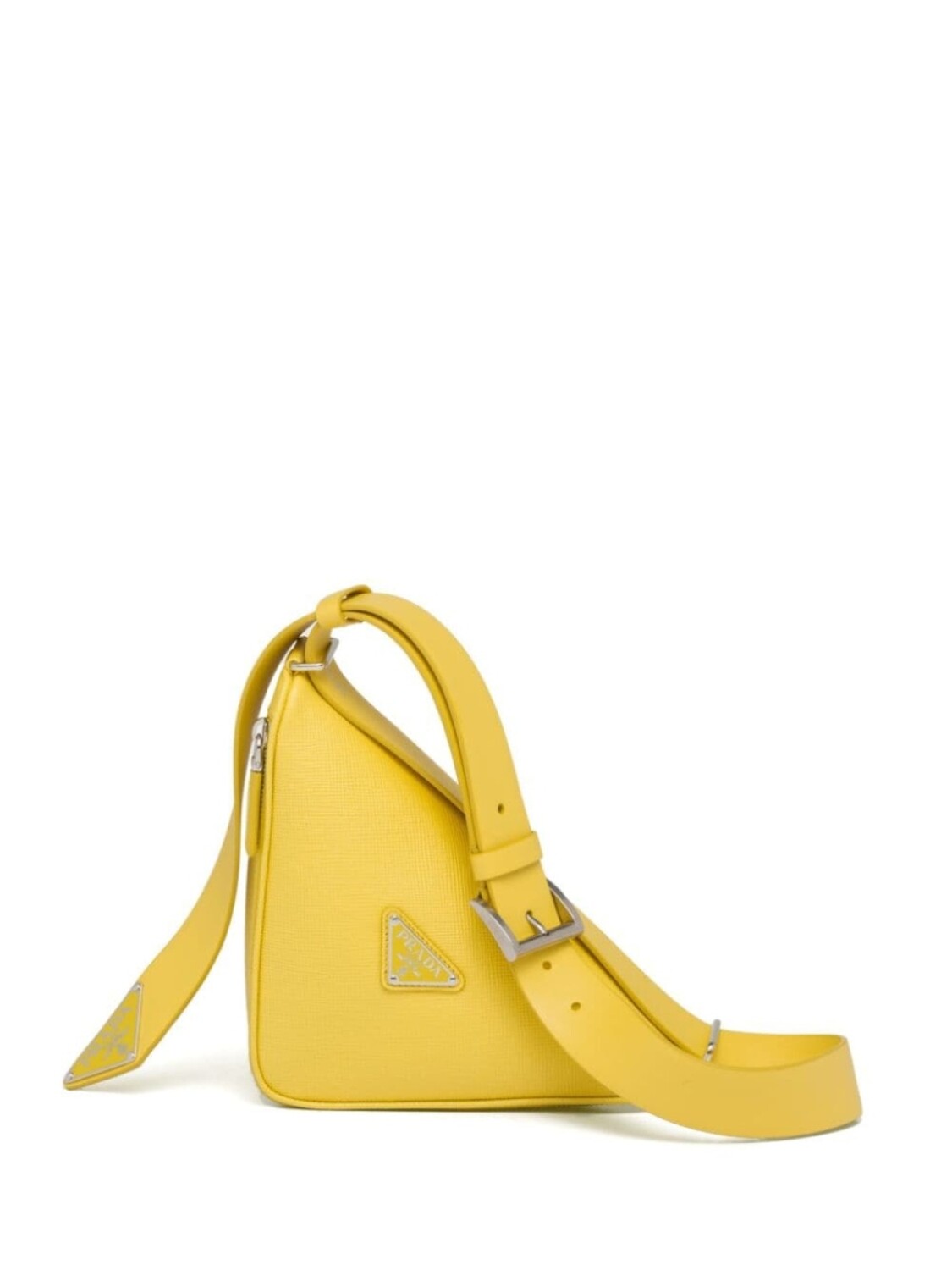 

Prada сумка на плечо с логотипом Triangle, желтый