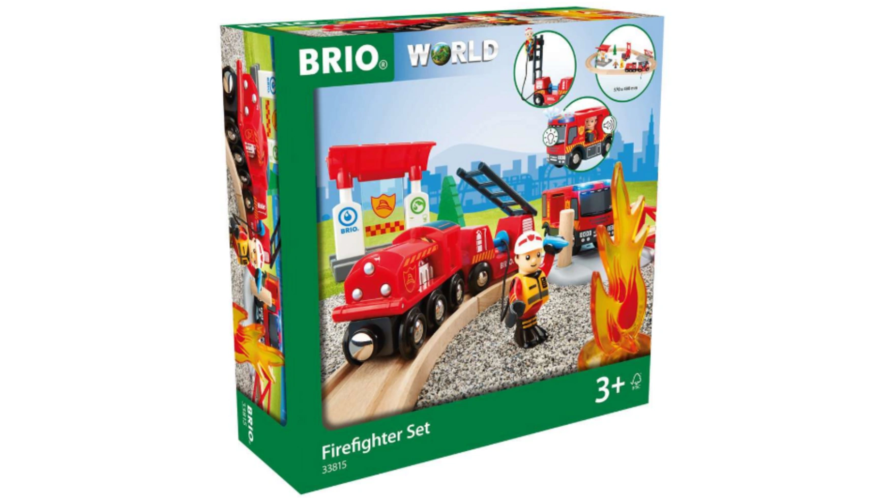 Поезд Brio Комплект пожарной команды super подарочный набор для пожарной команды siku