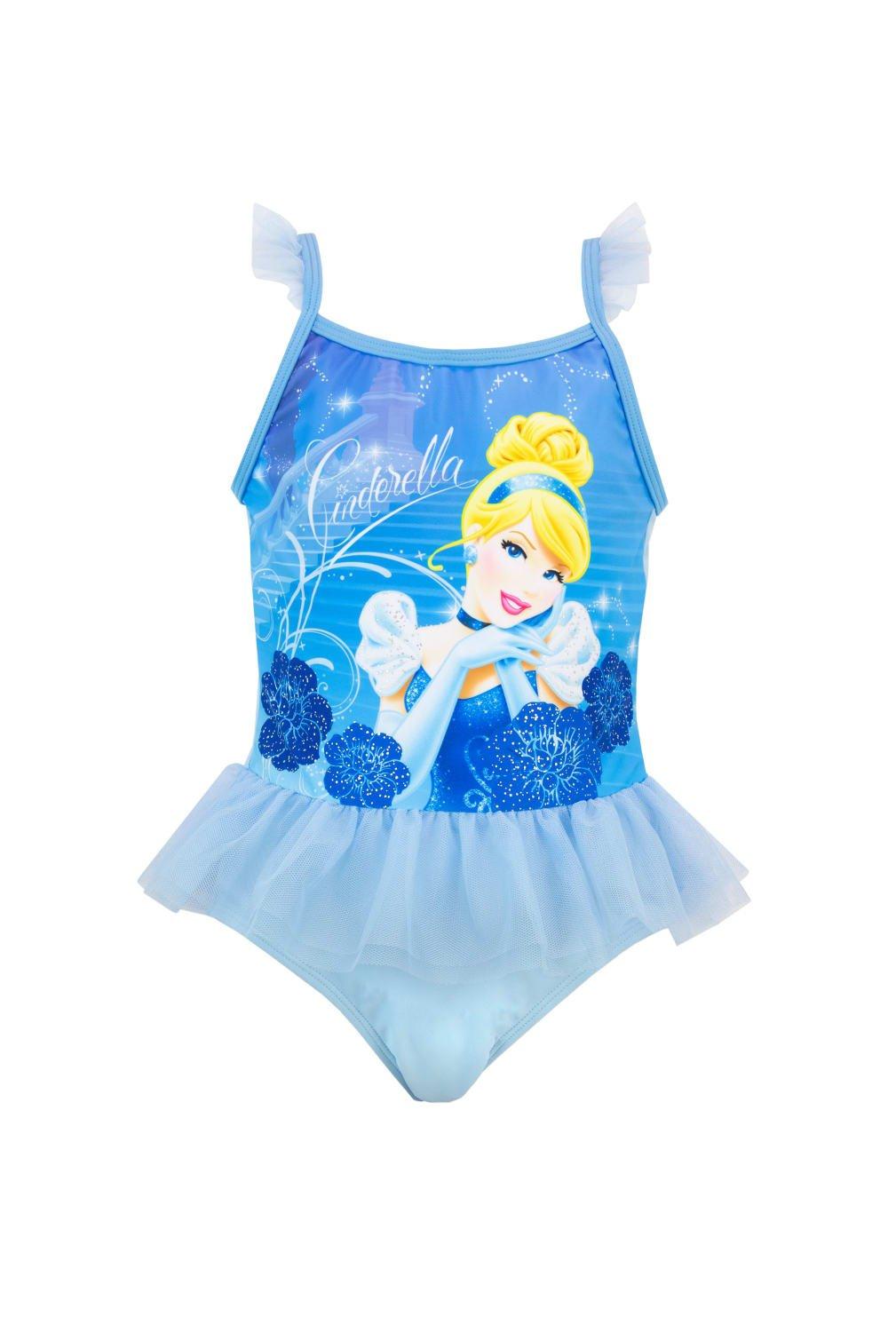 детский фантазийный костюм для макияжа платье золушки платье для девочек костюм золушки вечернее вечерние принцессы для маленьких девоч Золушка Купальник Disney, синий