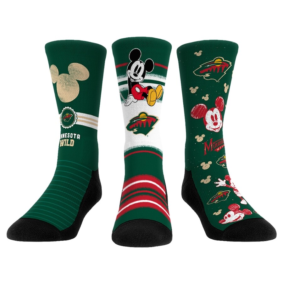 

Комплект носков Rock Em Socks Minnesota Wild, зеленый