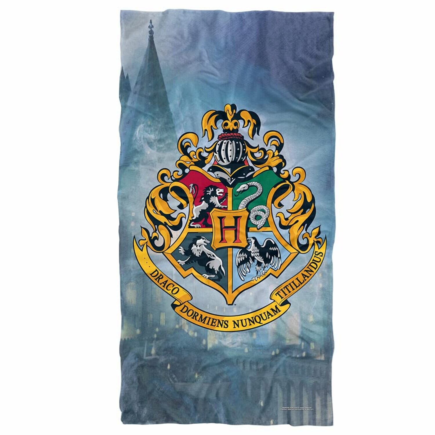 

Пляжное полотенце Hogwarts Magic Crest — официально лицензированные товары из Гарри Поттера 30 x 60 EquipMaven